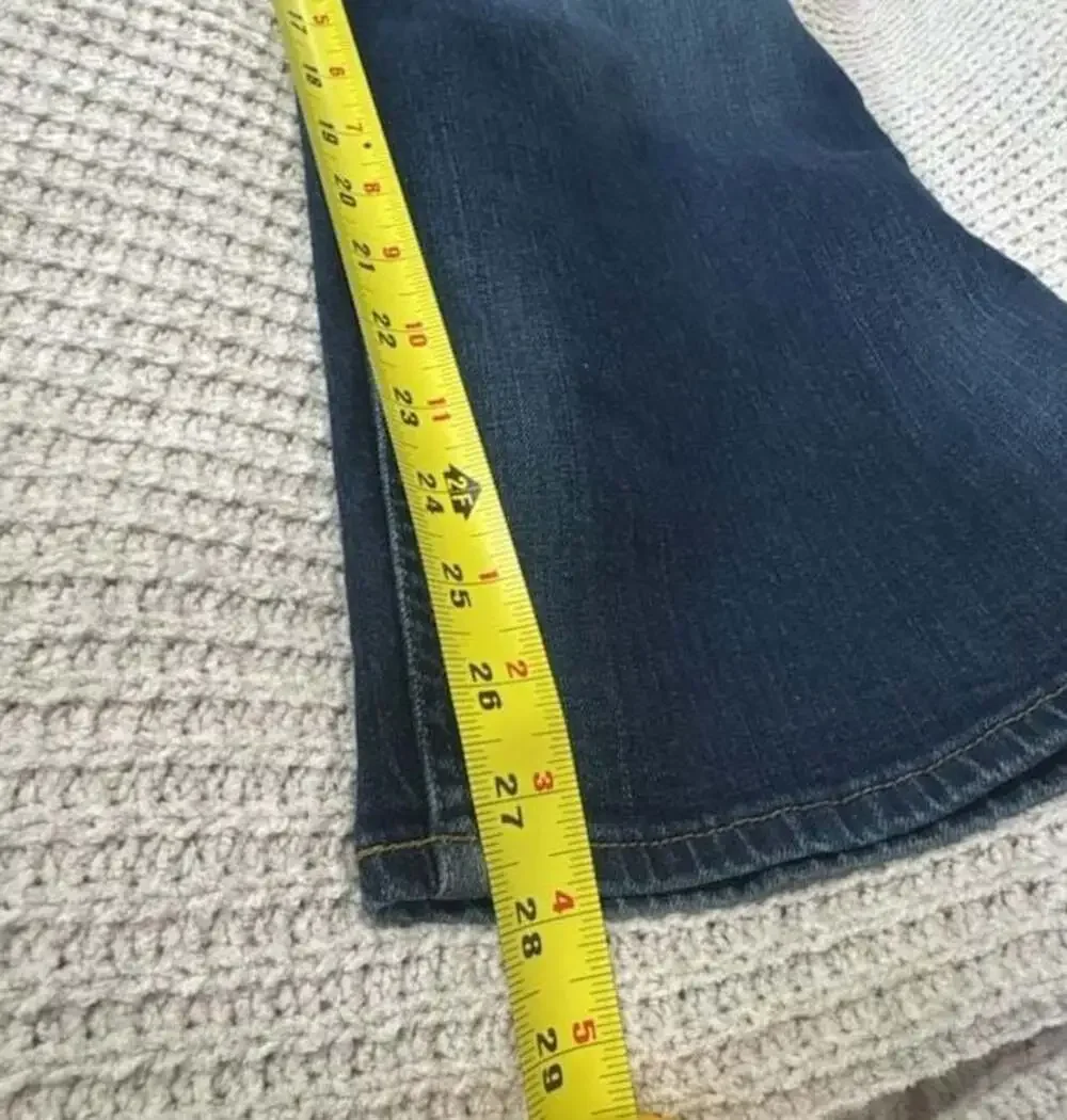The Foundry Supply Co. Men's Mid-Rise Straight Fit Jeans, Size 34x32, Blue Denim